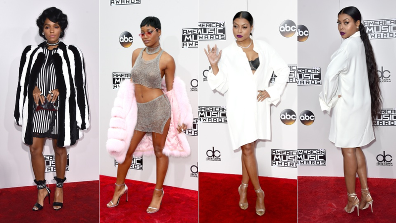 Illustration for article titled Sheer and Lace Will Never Die: All the Red Carpet Looks From the 2016 AMAs